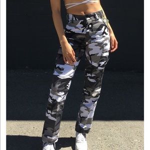 Frankie Collective Grey Camo Pants